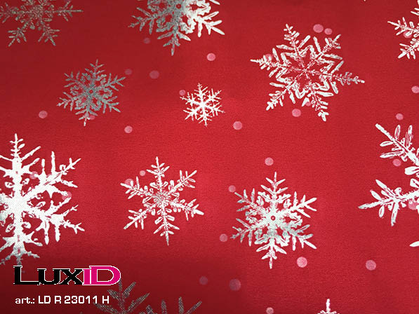 Wrapping paper shining crystal red silver 50cm x 100m